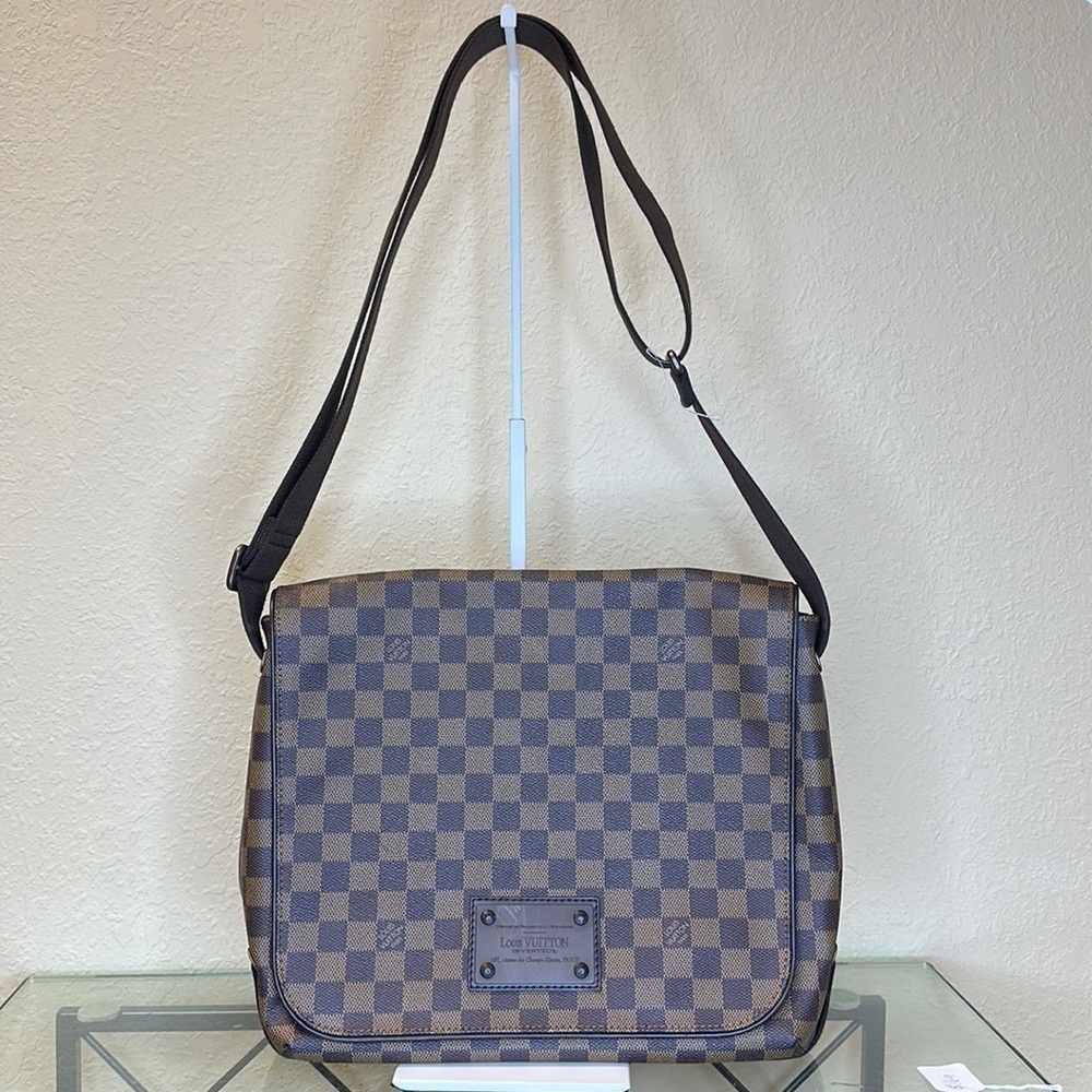 Louis Vuitton Damier Ebene Canvas Brooklyn Messenger Bag